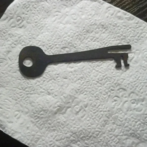 Ancient old castle like stainless steel key..collectable choice - Picture 1 of 4